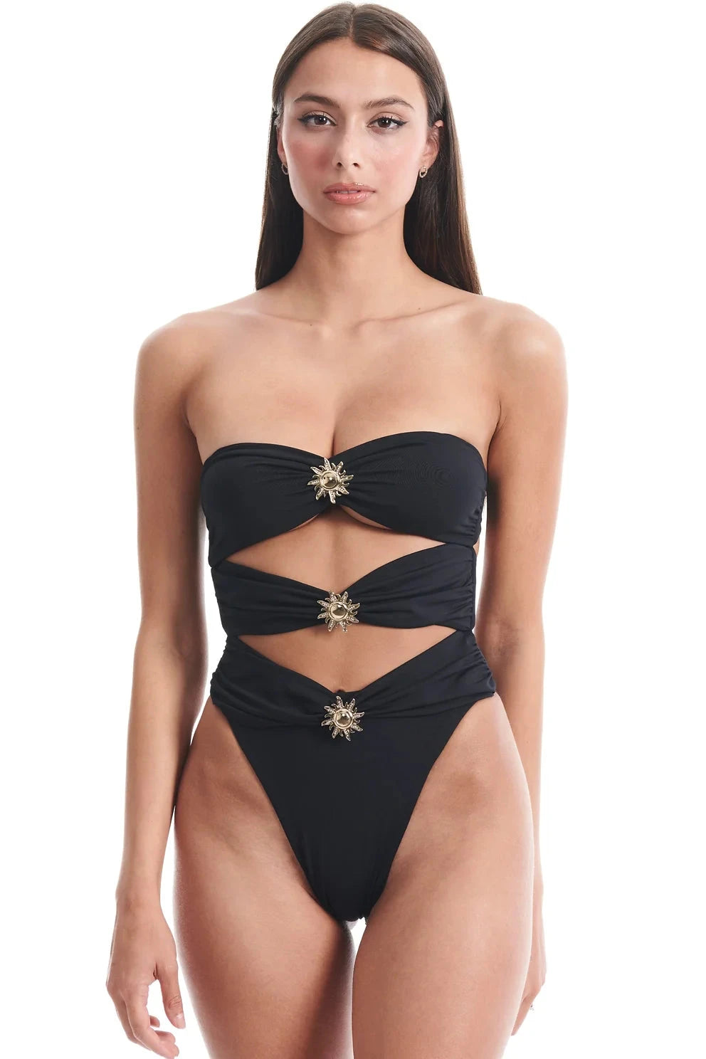 SERENA one-piece swimsuit in Black